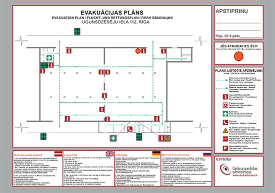 Evakuācijas plānu izstrāde